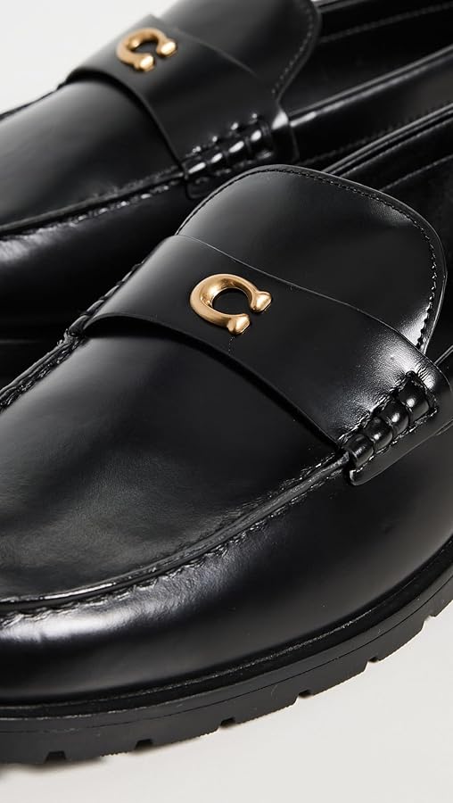 Amazon | Coach レディース Jocelyn バックレスローファー, ブラック